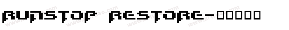 Runstop Restore字体转换